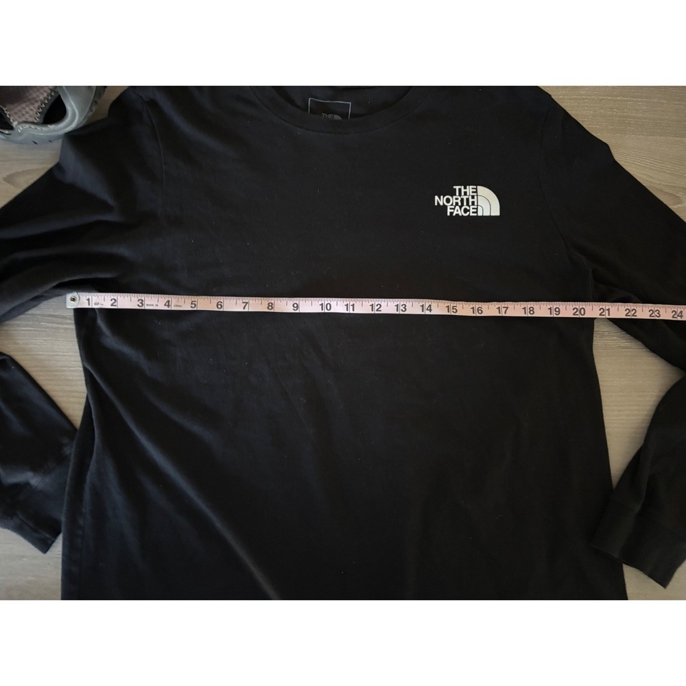 The North Face Black XL Long Sleeve Graphic Tee Never Stop Exploring Gorpcore - Picture 6 of 9